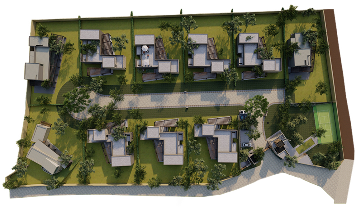 Vista general del desarrollo